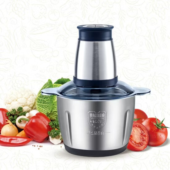 Electric Meat Chopper Stainless Steel Machine 2L