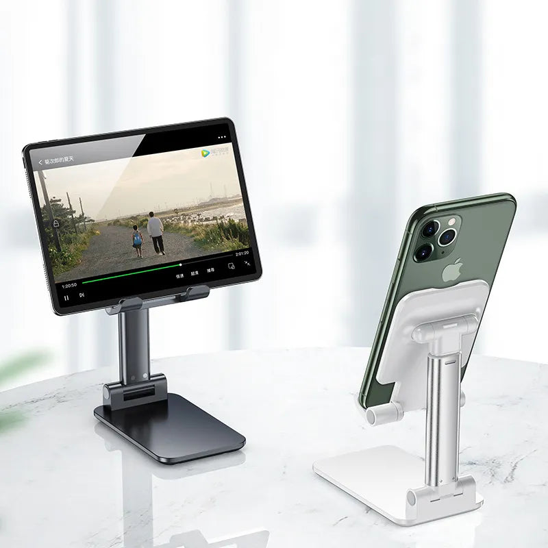 Retractable Desktop Folding Phone Stand, Promotional Adjustable Cell Phone Holder