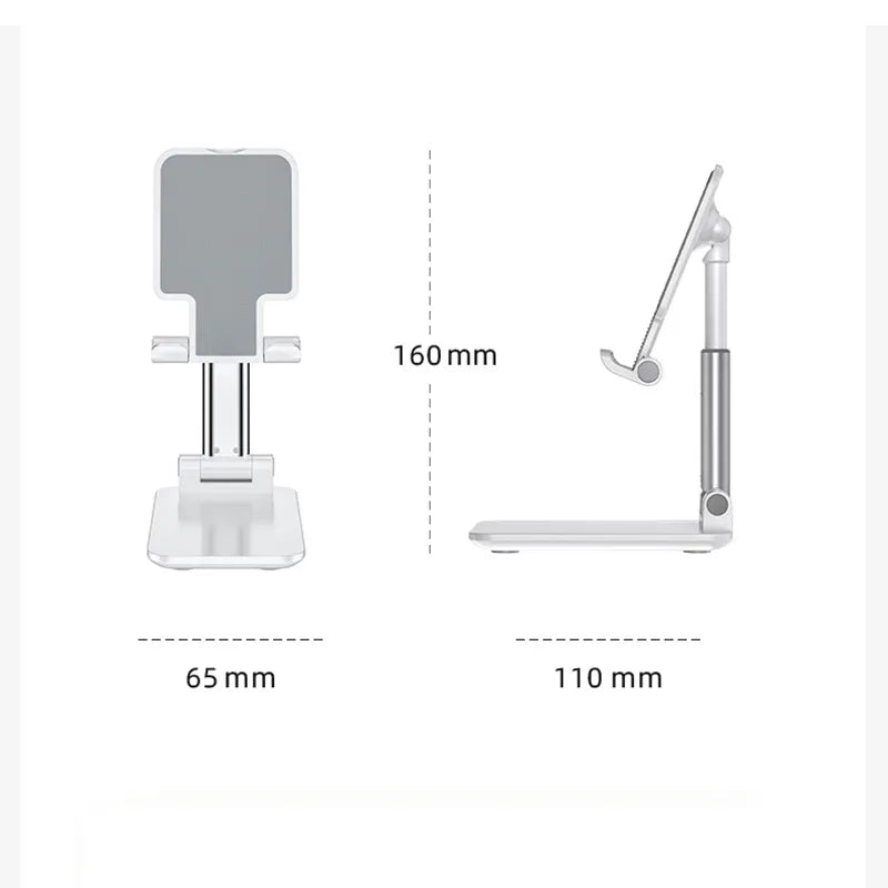 Retractable Desktop Folding Phone Stand, Promotional Adjustable Cell Phone Holder