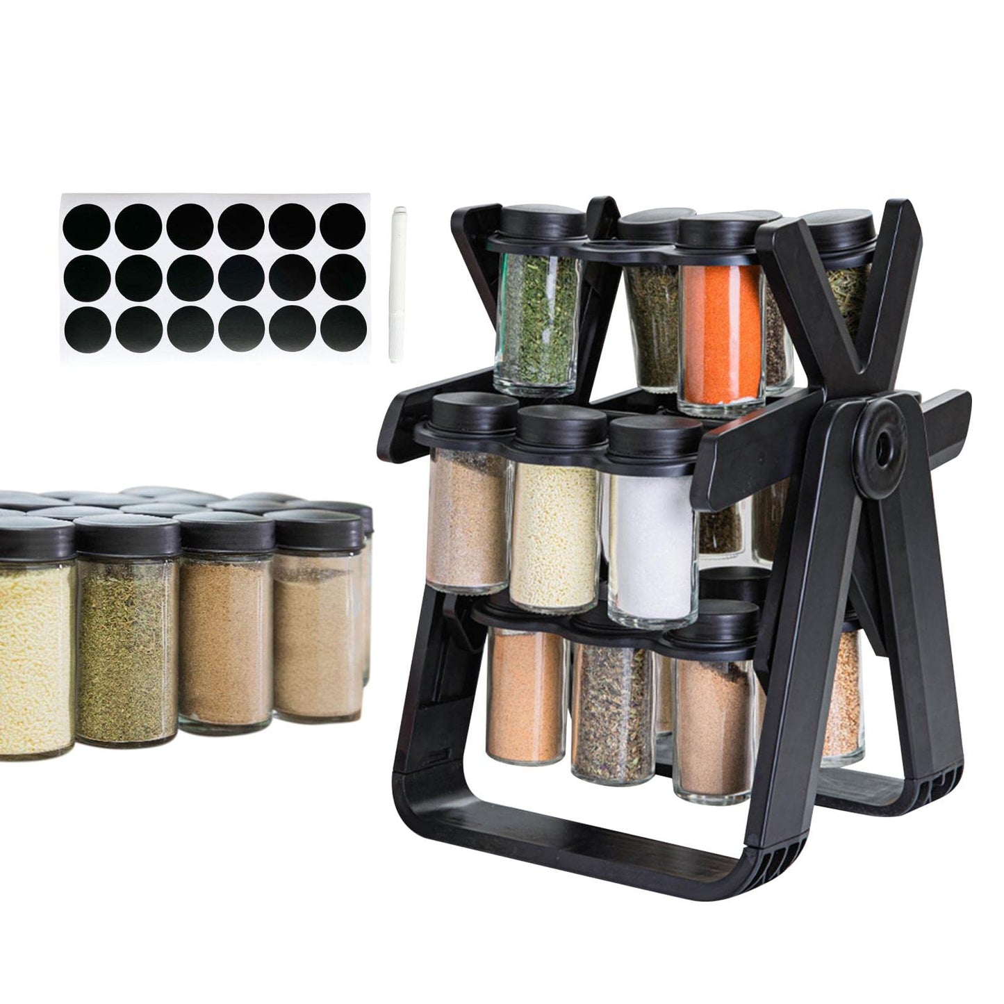 18 Jar Rotating Spice Rack