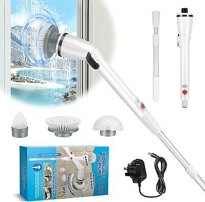 Robust scrub
Telescopic handle spinning head