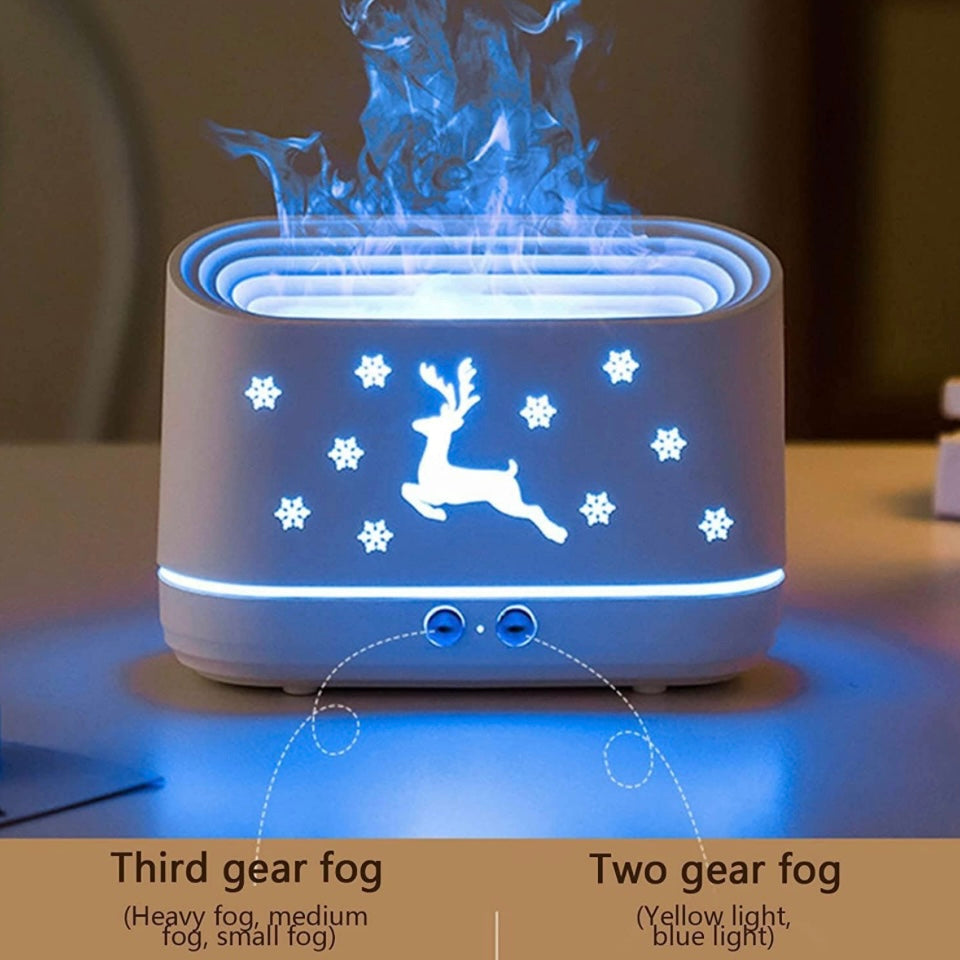 Silent Cool Mist Humidifier Auto Shut-Off, LED Night Light, Portable