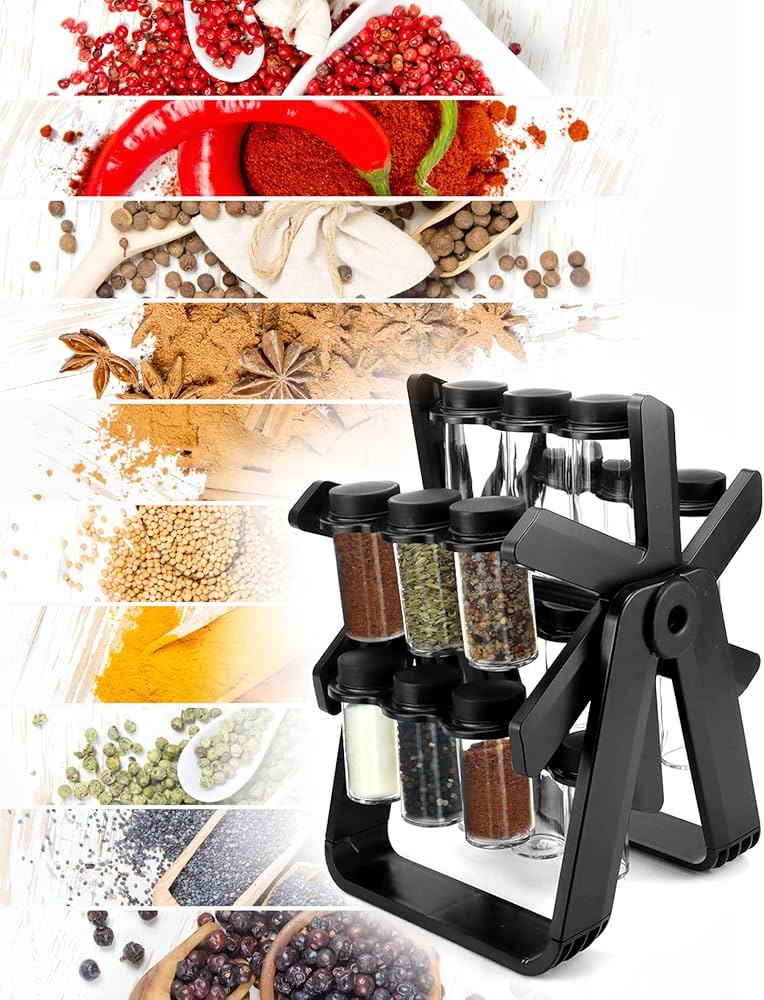 18 Jar Rotating Spice Rack