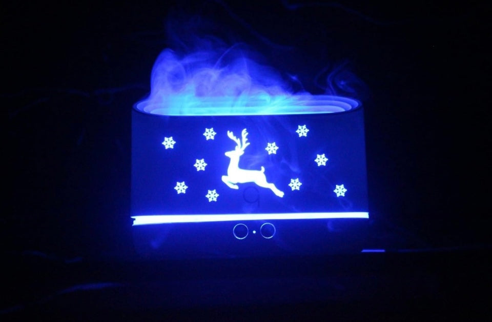 Silent Cool Mist Humidifier Auto Shut-Off, LED Night Light, Portable