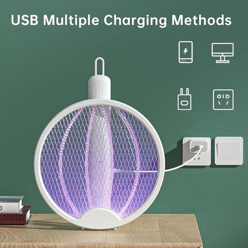 Folding Electric Mosquito Swatter 4 -IN-1 Mosquito killer