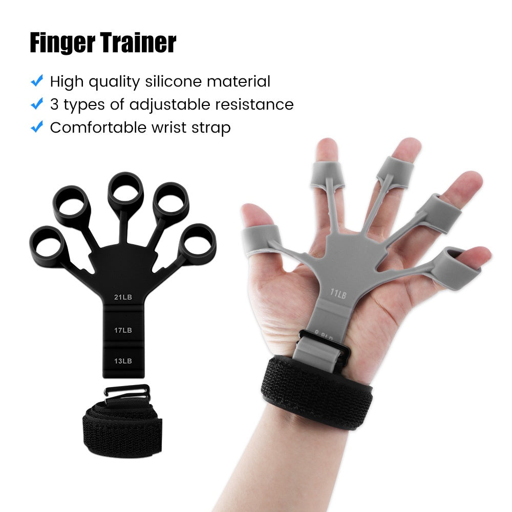 Silicone Grip Device Stretcher Finger Gripper Strength Trainer