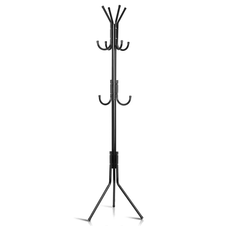 6 Hook Coat Hanger/Clothes Hanger Stand/ 6 Hook Hanging Pole Rack