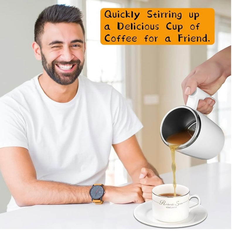 Self stirring mug /automatic mangentic stirring mug