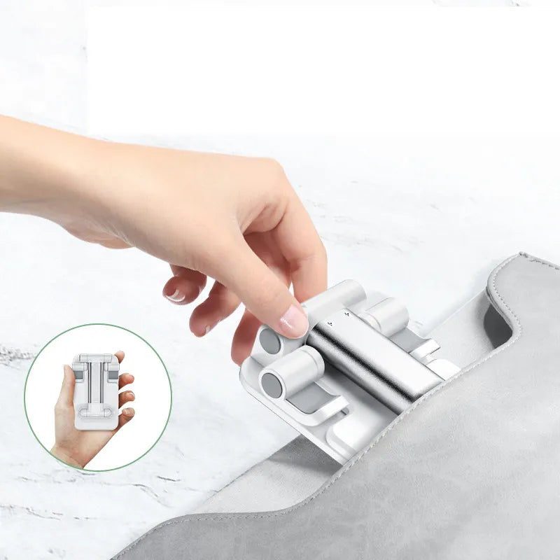 Retractable Desktop Folding Phone Stand, Promotional Adjustable Cell Phone Holder