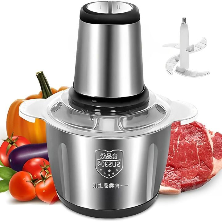 Kitchen Expert Electric Meat Chopper Stainless Steel Machine 2L