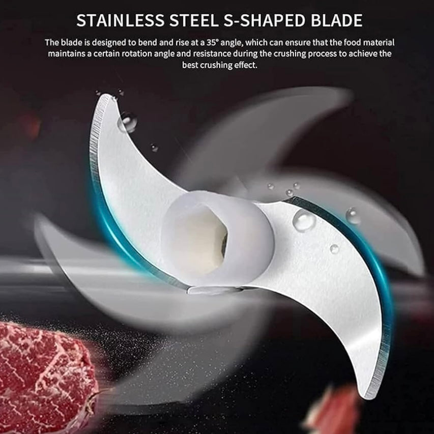 Wireless Food Chopper Mini, Intelligent Electric, USB Rechargeable