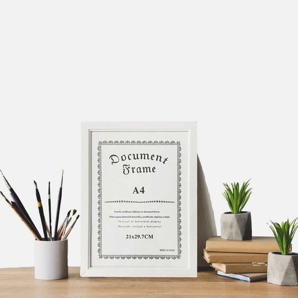 4pk A4 Photo Frame Picture Frame Certificate Poster Frames Home Decor