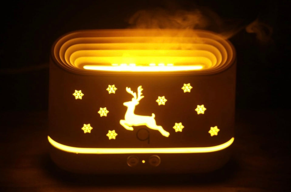 Silent Cool Mist Humidifier Auto Shut-Off, LED Night Light, Portable