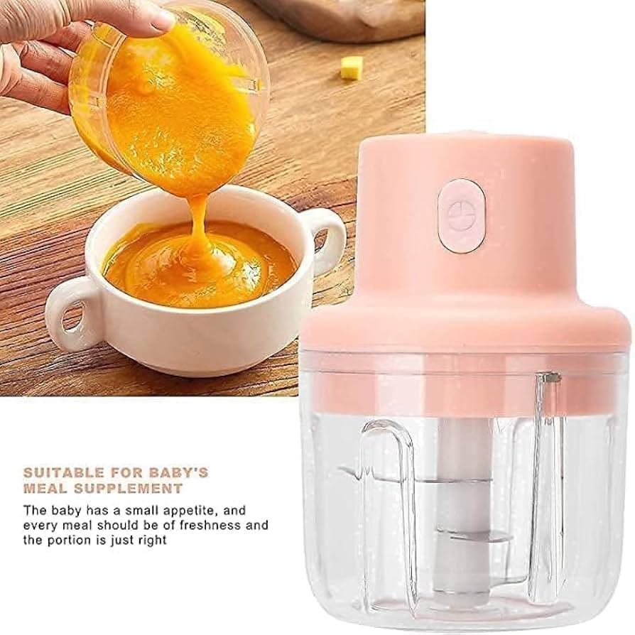 Wireless Food Chopper Mini, Intelligent Electric, USB Rechargeable