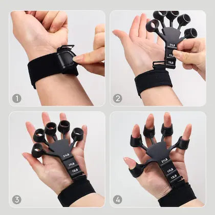 Silicone Grip Device Stretcher Finger Gripper Strength Trainer