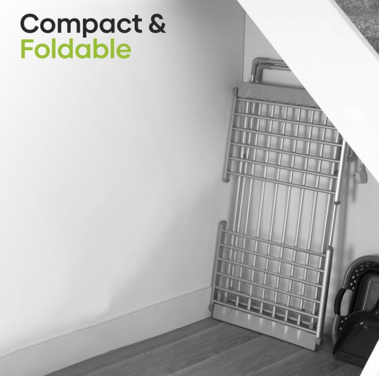 Premium Foldable Electric Heated Clothes Drying Rack 230W Fast Drying, Safe & Space-Saving (W1046 X D55 x H74)cm