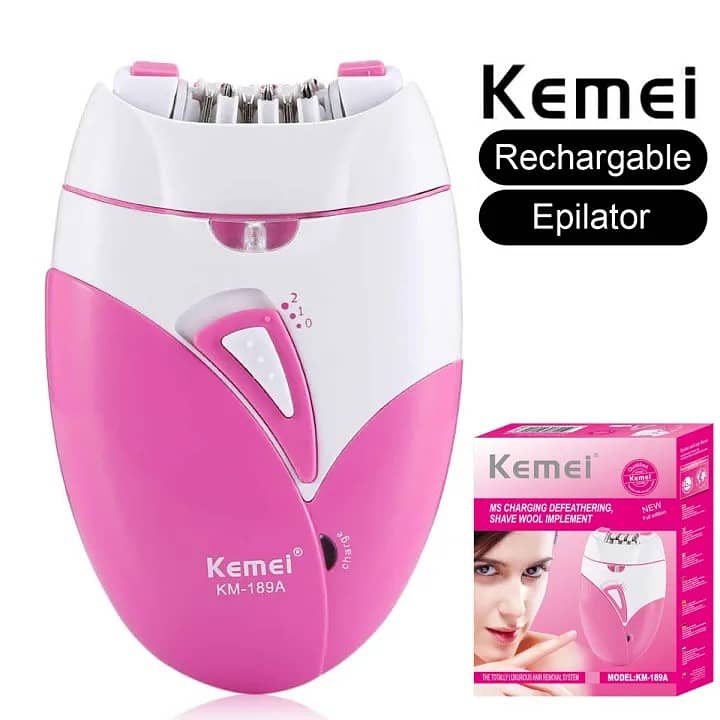 Kemei – Electric Epilator & Lady Shaver Rechargeable