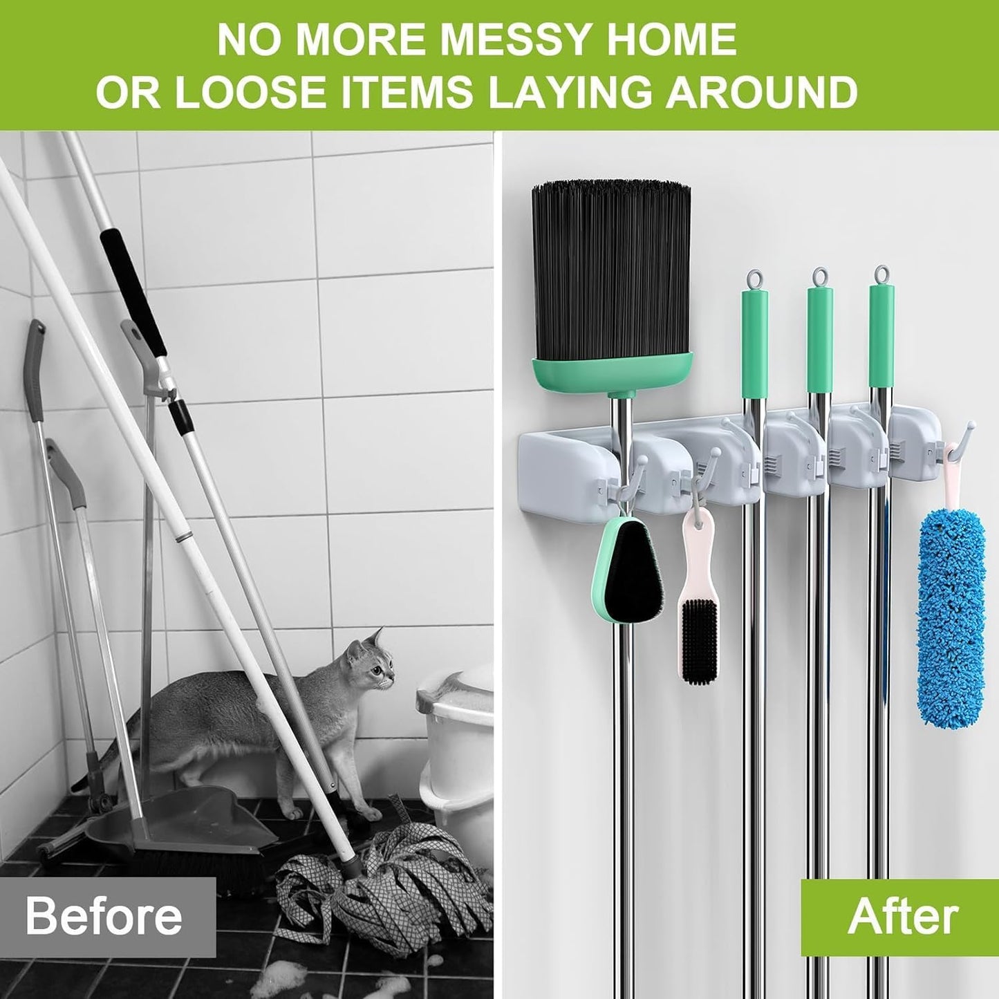 Cleaning supplies organizer