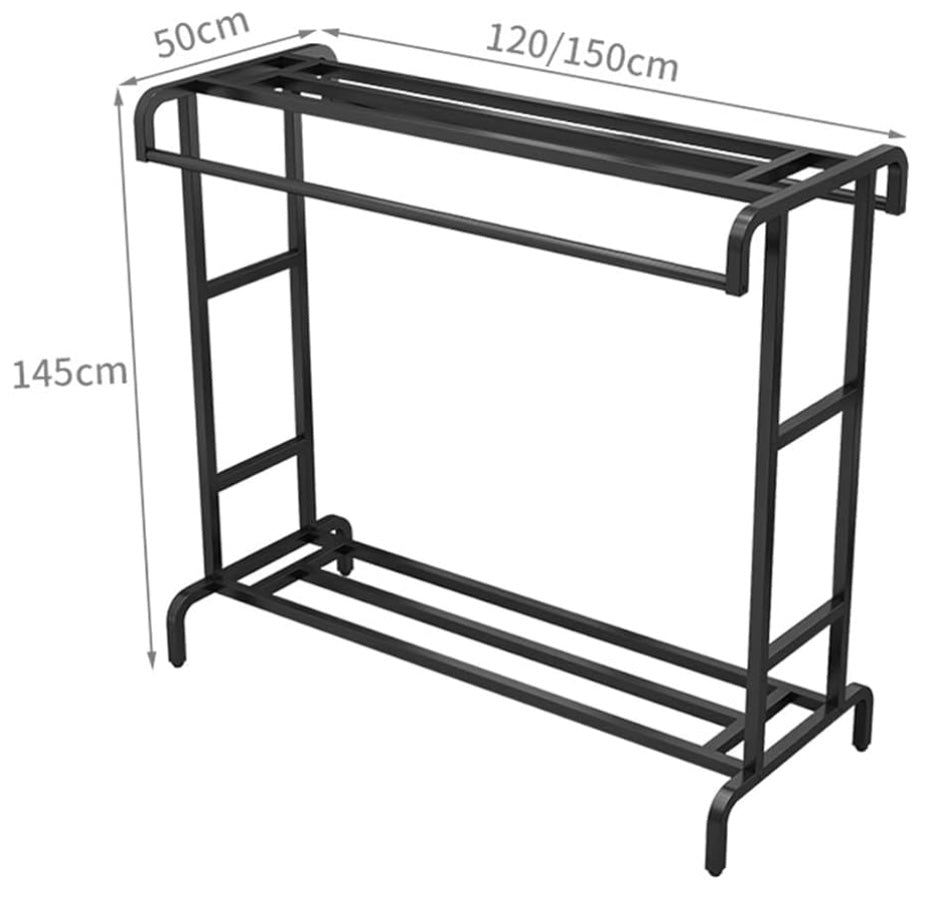 Clothing Hanging Rack Storage Shelves Closet Organizer