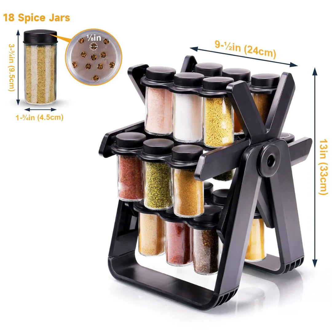 18 Jar Rotating Spice Rack