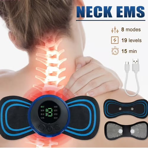 Mini Portable Electric
Neck &Back & Body
Pain Relief Massager