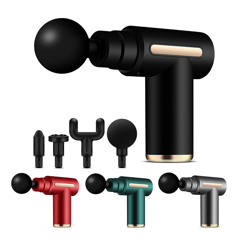 Deep Tissue Massage Gun Fascia Brushless Motor Rechargeable Mini Massager