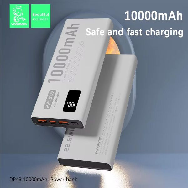 Denmen PD20W + QC 3.0 Fast Charging Power Bank 10000mAh