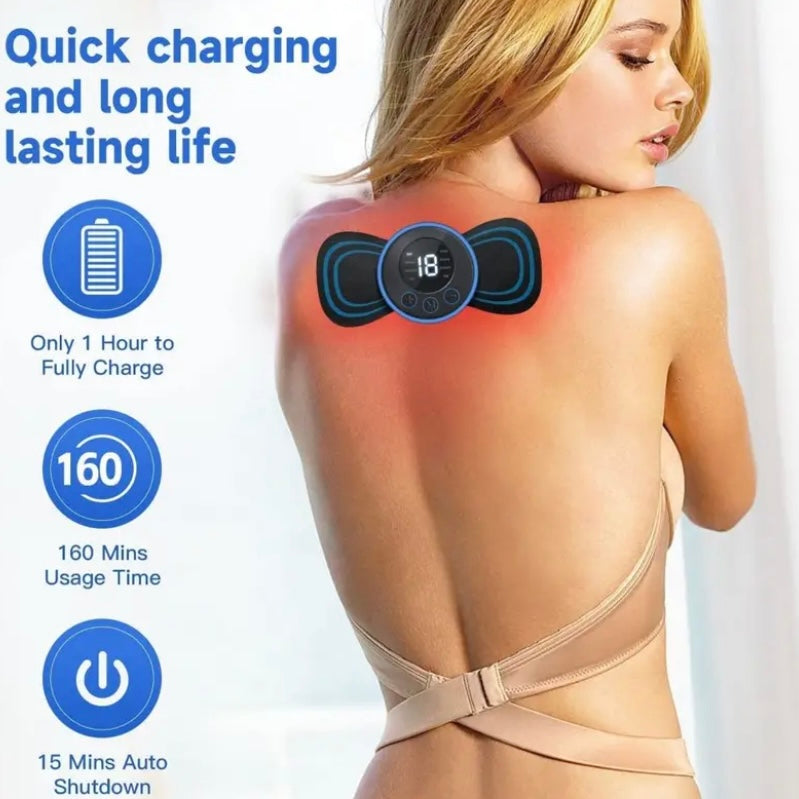 Mini Portable Electric
Neck &Back & Body
Pain Relief Massager