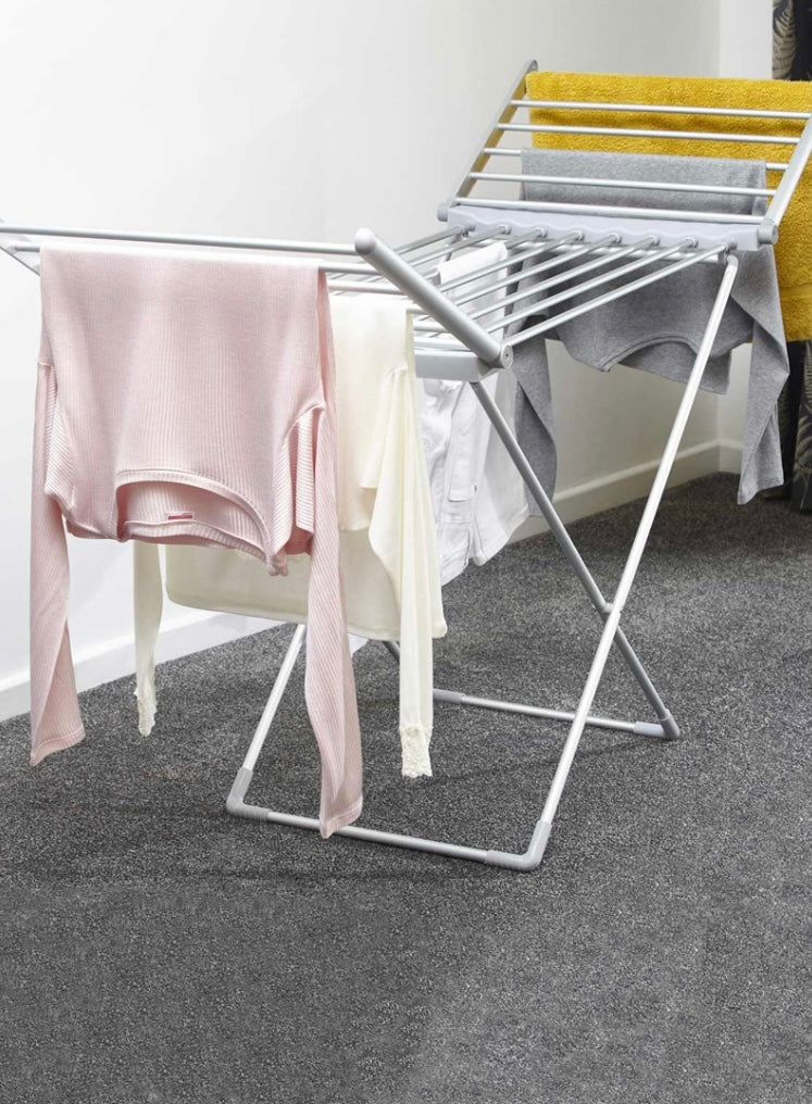 Premium Foldable Electric Heated Clothes Drying Rack 230W Fast Drying, Safe & Space-Saving (W1046 X D55 x H74)cm