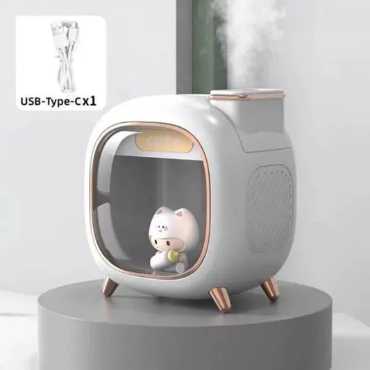 A330 500ml Desktop Cute Air Humidifier Mist Maker with Light Essential Oil Aroma Diffuser