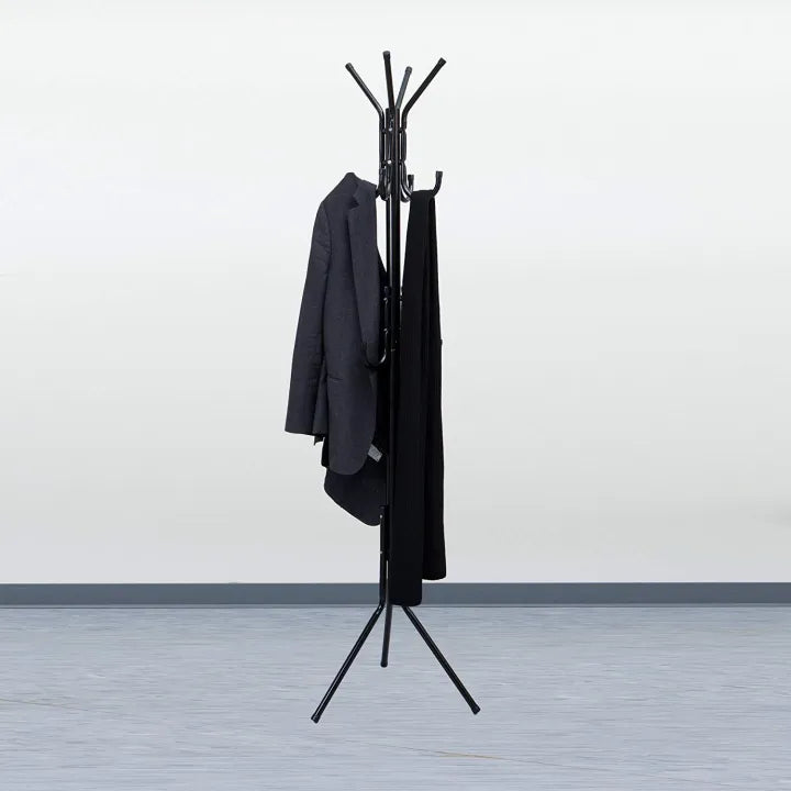 6 Hook Coat Hanger/Clothes Hanger Stand/ 6 Hook Hanging Pole Rack
