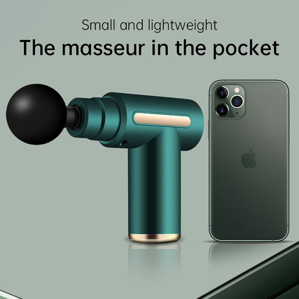 Deep Tissue Massage Gun Fascia Brushless Motor Rechargeable Mini Massager