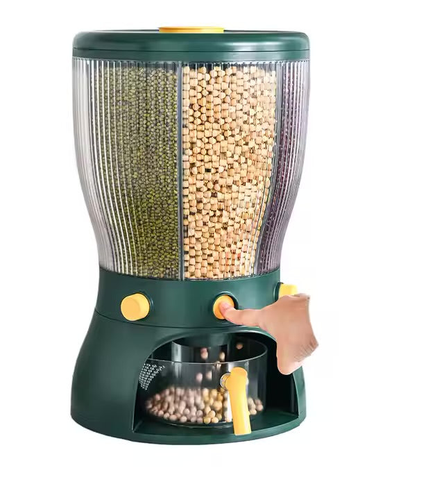 Multifunctional Whole Grains Rotating Rice Barrel