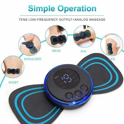 Mini Portable Electric
Neck &Back & Body
Pain Relief Massager