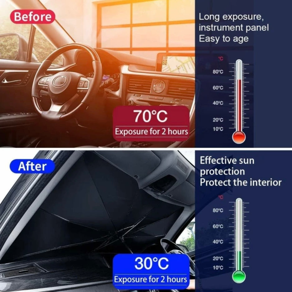Front window sun shield
