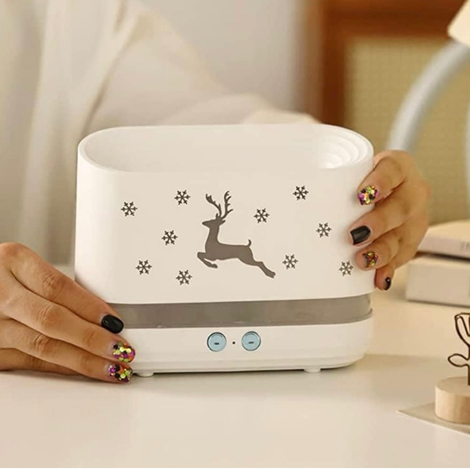 Silent Cool Mist Humidifier Auto Shut-Off, LED Night Light, Portable