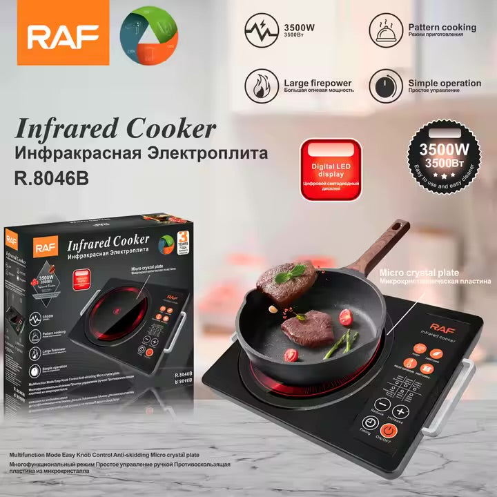 RAF R-8045 Electric Stove & Hot Plate – High Power Kitchen Cooker