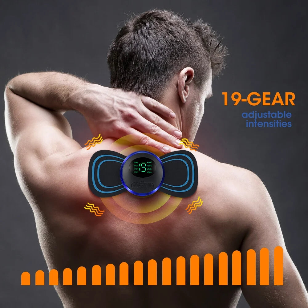 Mini Portable Electric
Neck &Back & Body
Pain Relief Massager