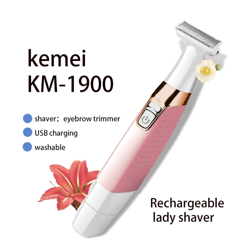 Rechargeable Electric Woman Shaver Trimmer