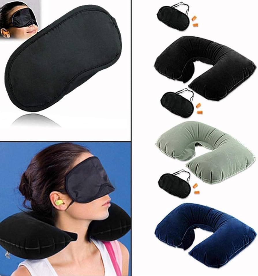 3 in 1 Travel Three Tourists Treasures,3 in 1 Tourists Treasures Travel Pillow with Eyemask ,Ear Plugs