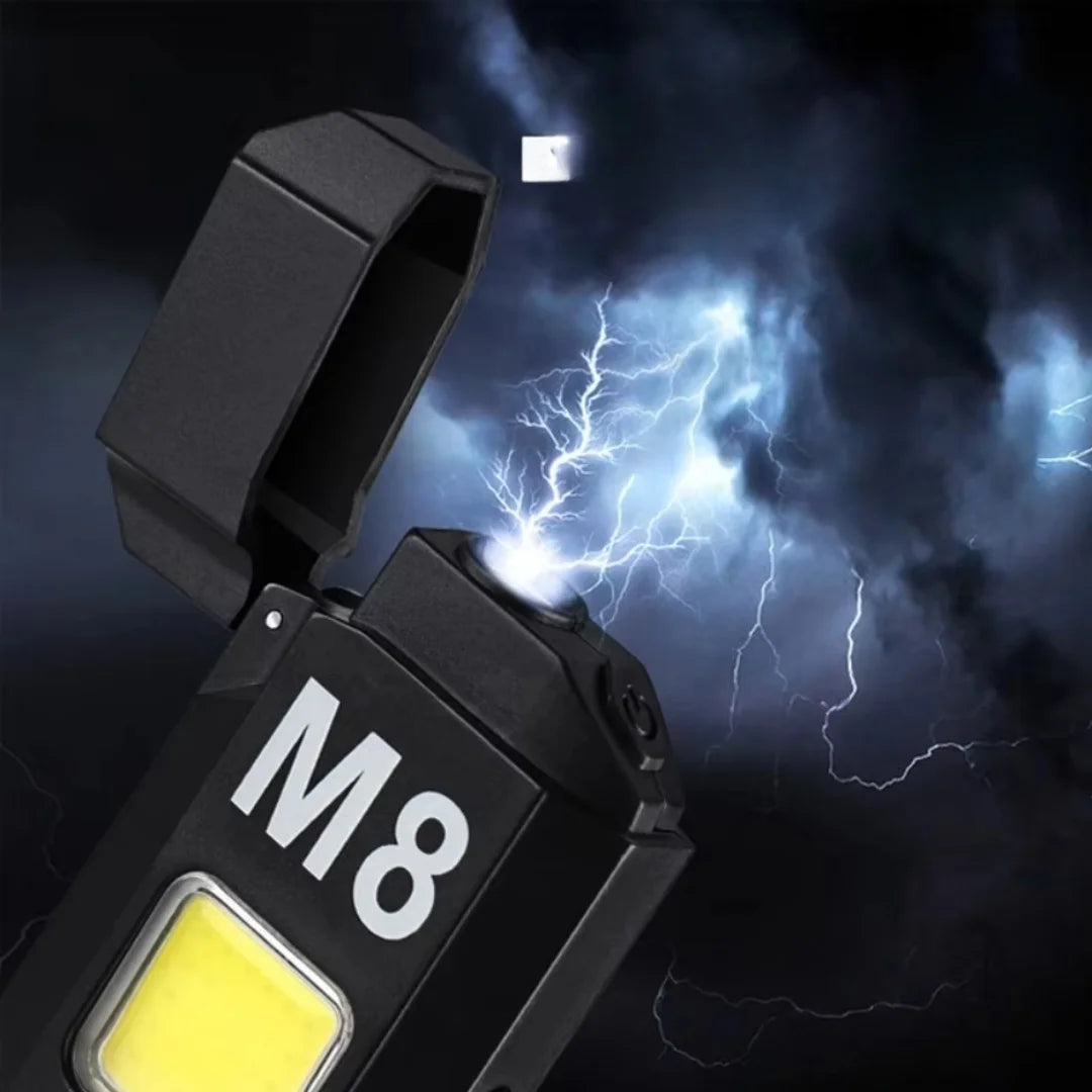 Rechargeable Electric Lighter M8 with Lamp