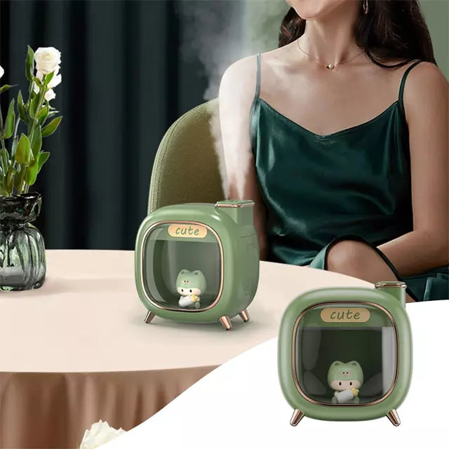 A330 500ml Desktop Cute Air Humidifier Mist Maker with Light Essential Oil Aroma Diffuser