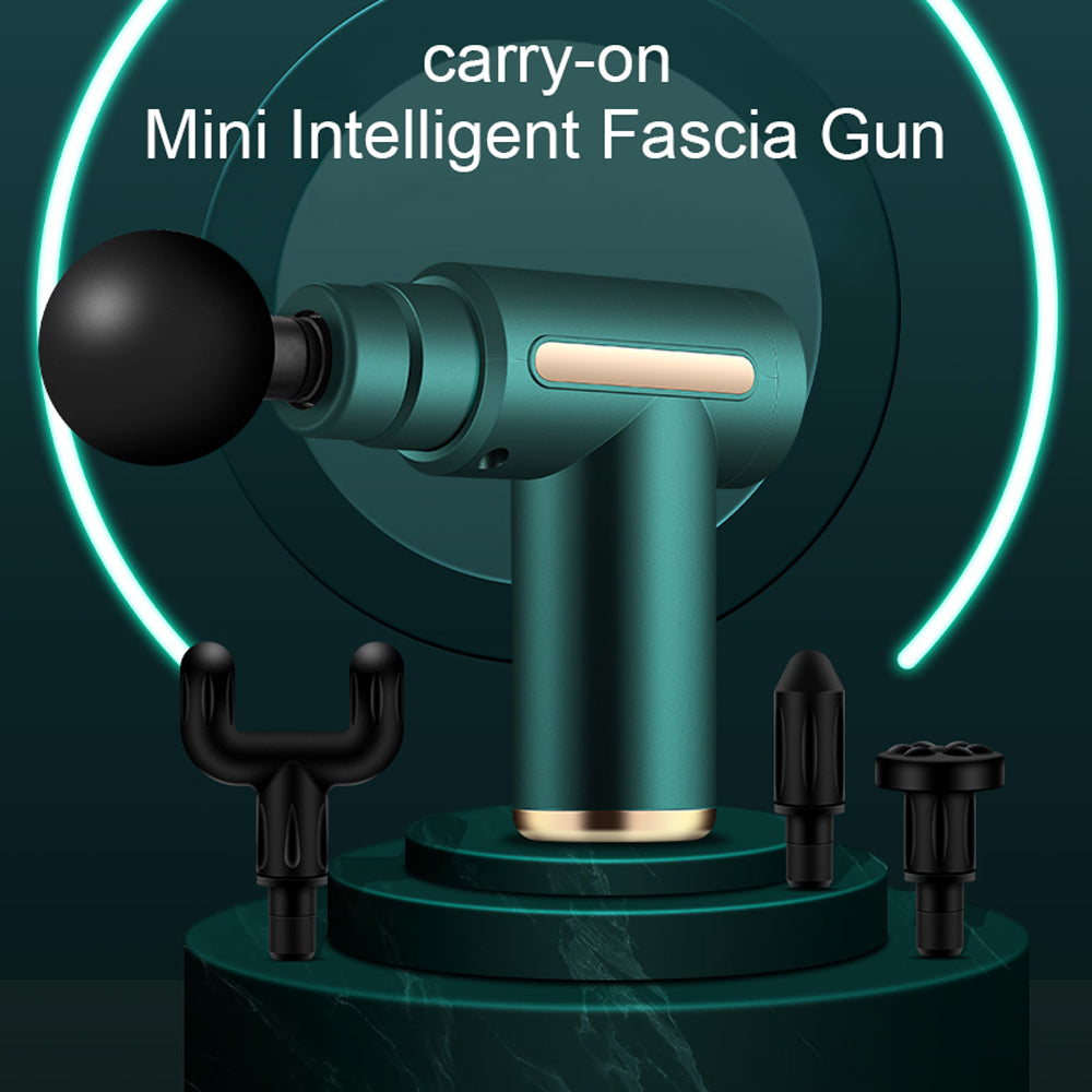 Deep Tissue Massage Gun Fascia Brushless Motor Rechargeable Mini Massager