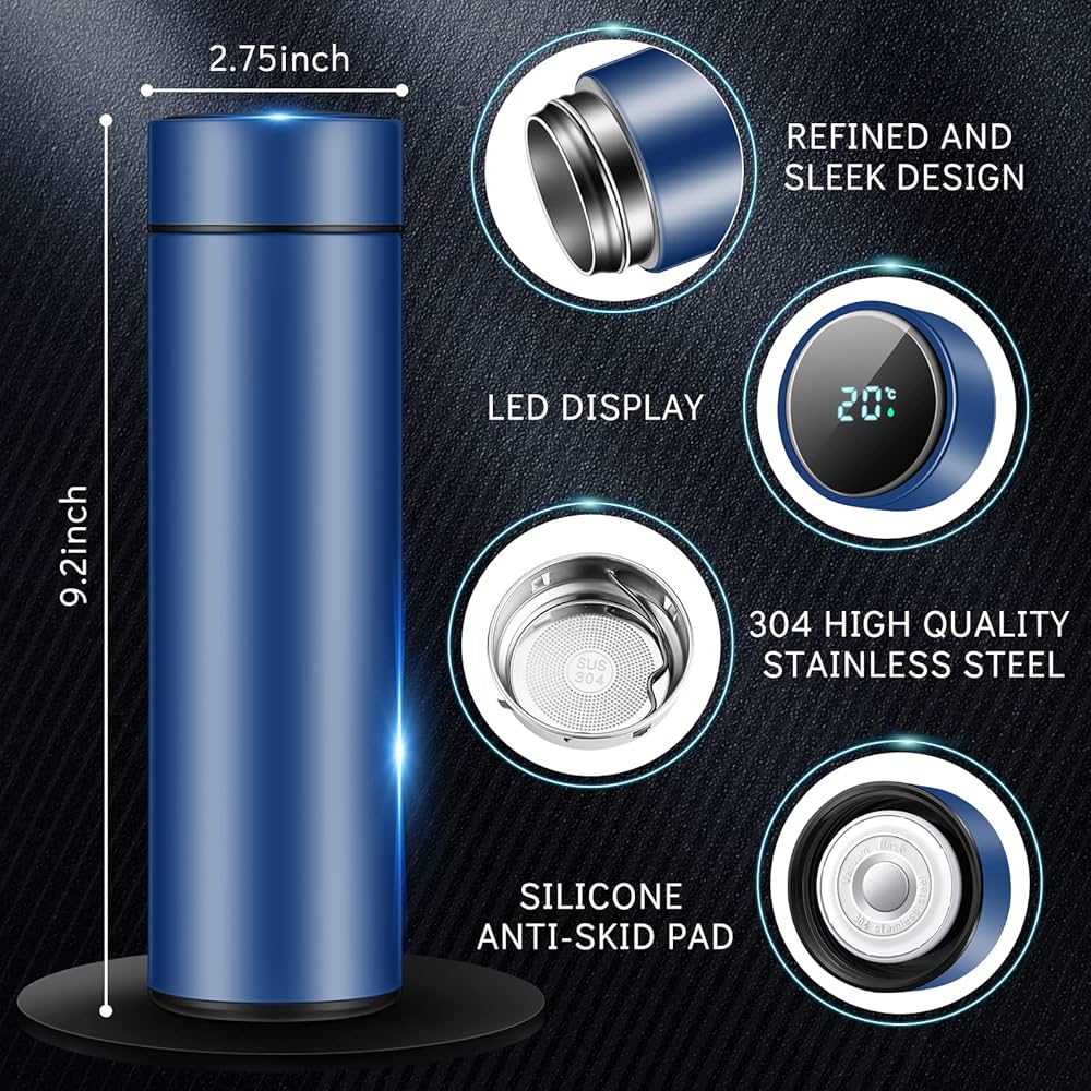 Smart Cup - Intelligent Thermos Cup With LED Temperature Display (500ml)