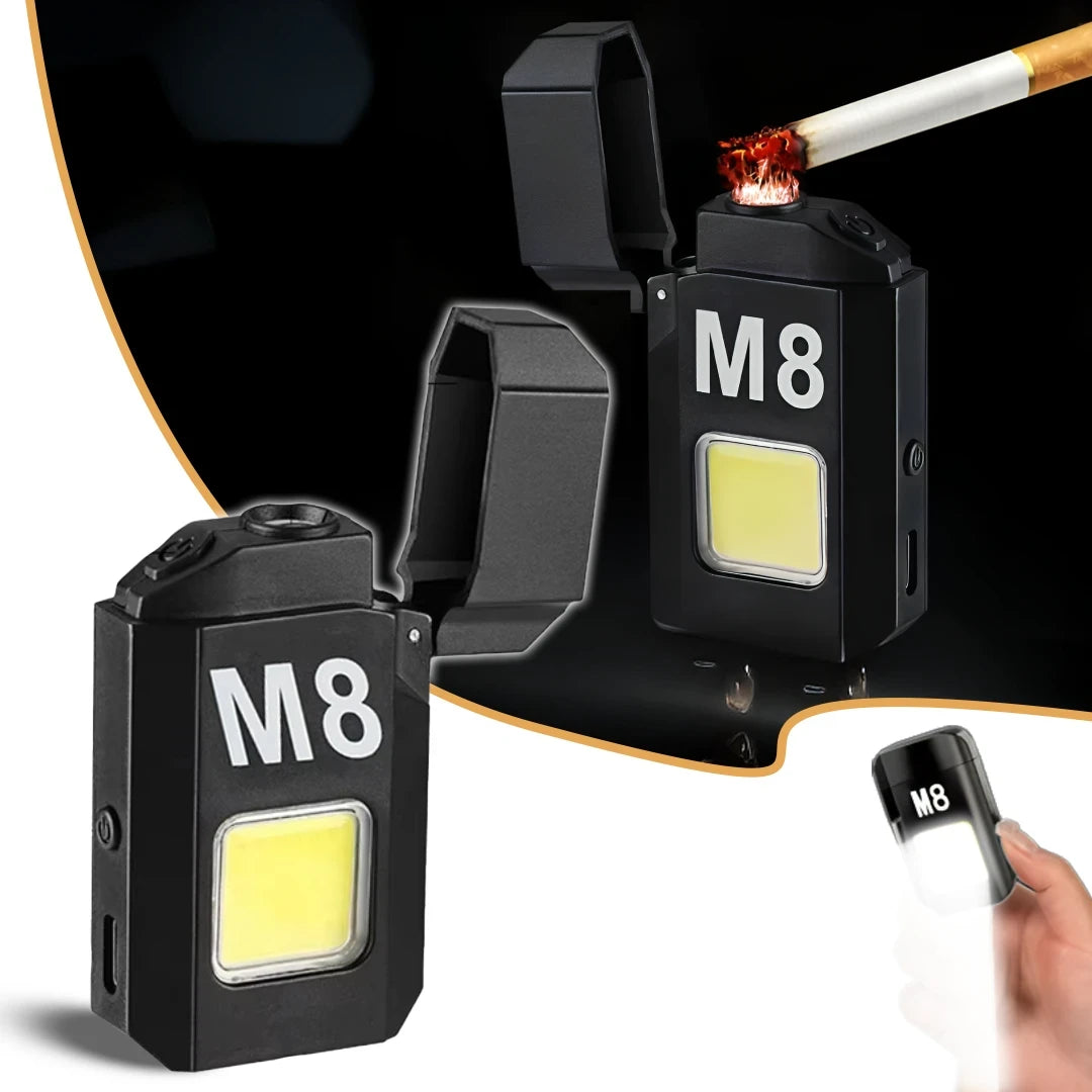 Rechargeable Electric Lighter M8 with Lamp