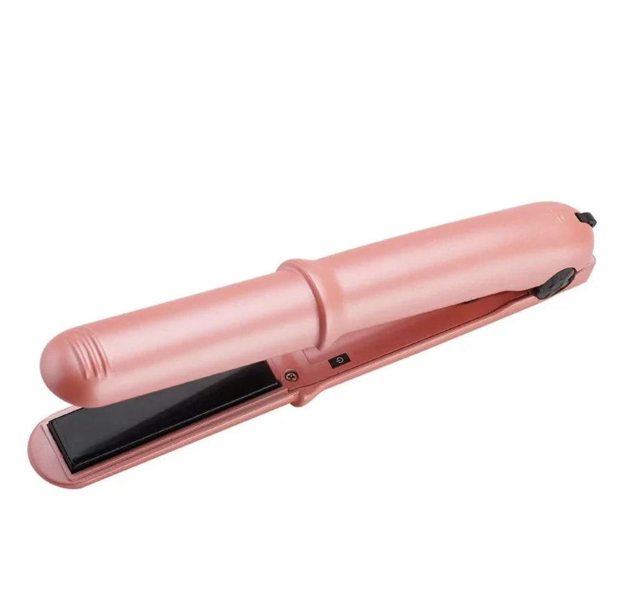 USB Portable Titanium Mini Travel Wireless Hair Straightener & Curler