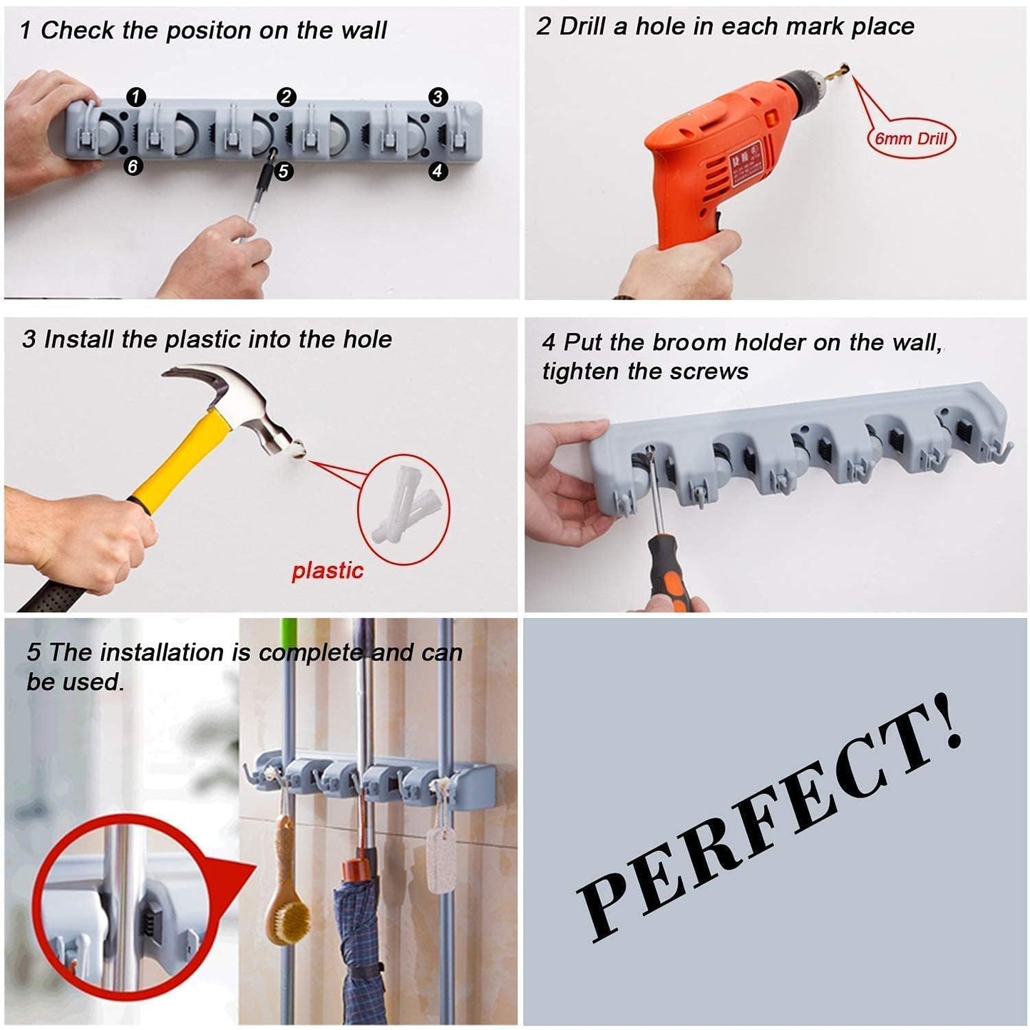 Cleaning supplies organizer