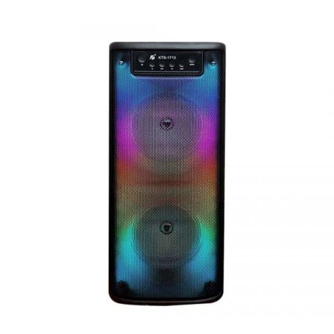 Dual 6.5" LED Disco Party Speaker KTS -1713 Wireless Bluetooth Speaker