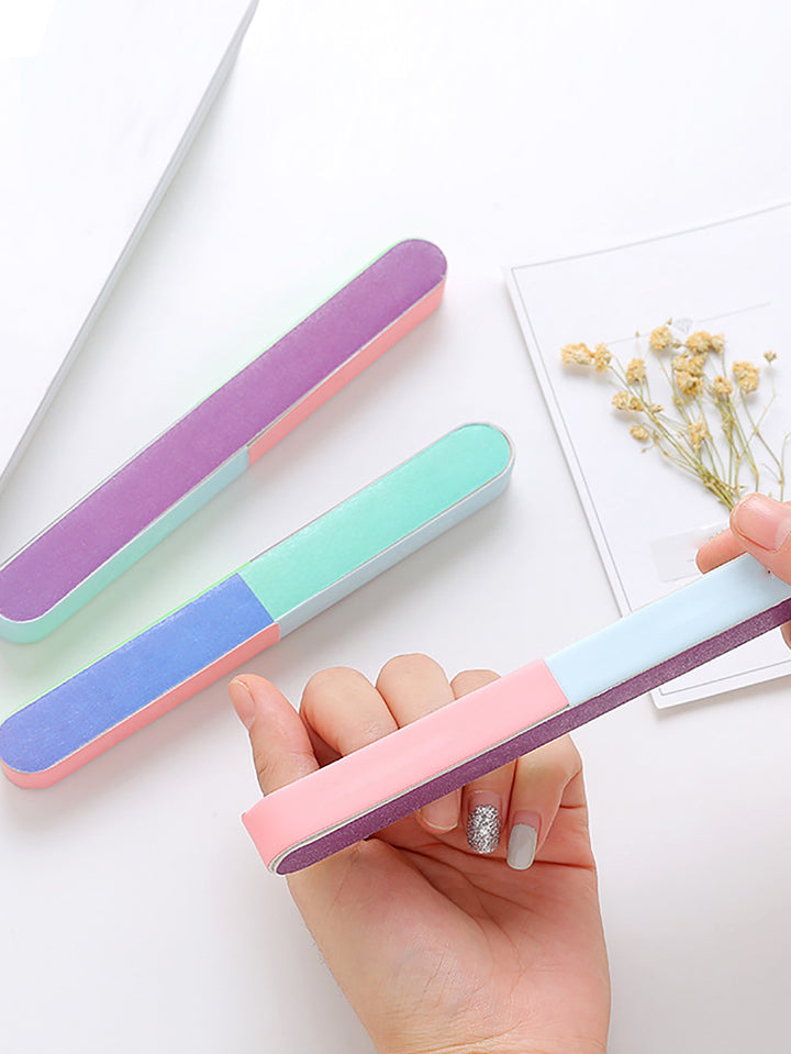 1pc Fiber Nail File, Simple Double-Sided Nail Cleaning Tool
